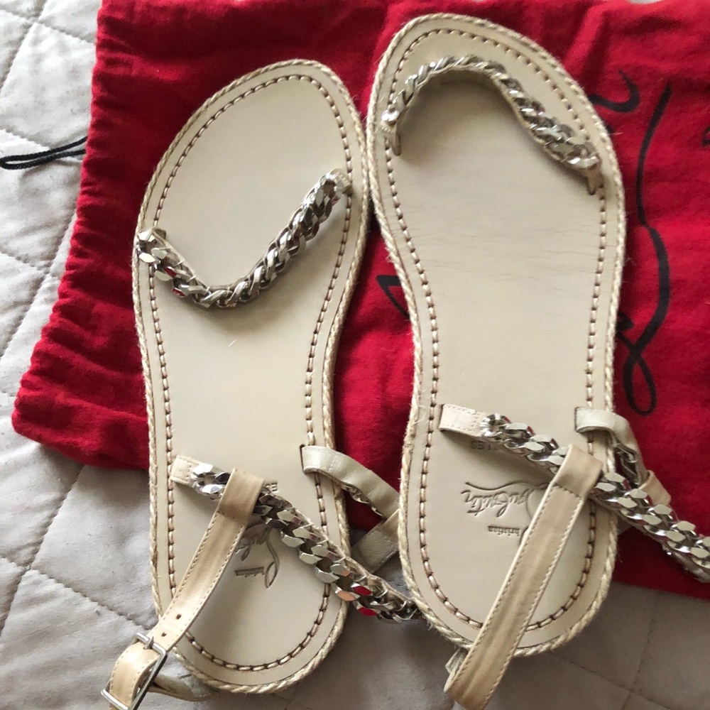 Reposh Christian Louboutin sandals 36